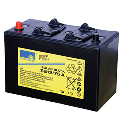 Battery Sonnenschein Solar Block SB12/75A