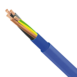 Submersible pump cable 4G4mm² blue