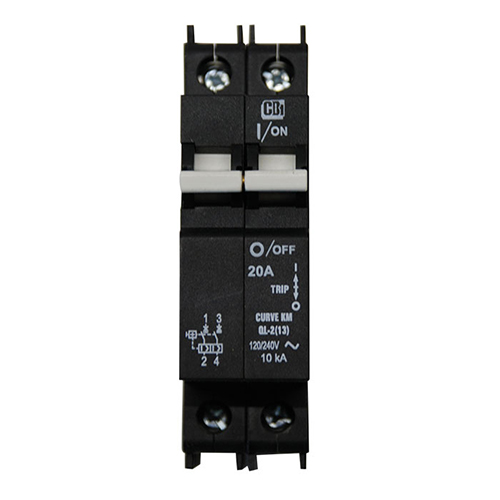 AC Circuit Breaker OBB-20D-240VAC-DIN - Bild 1