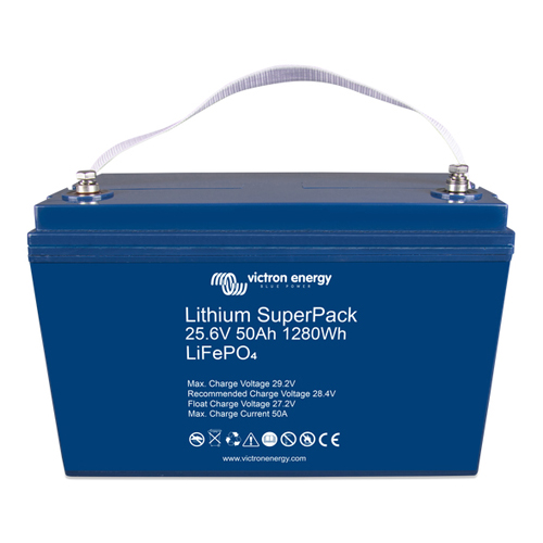 Battery Lithium Victron SuperPack 25,6V/50Ah (M8) - Bild 1