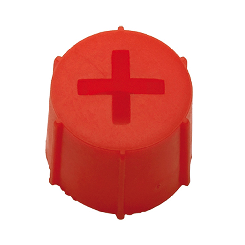 Terminal Cap + Red for DIN Starter Batteries (Passenger Cars) - Bild 1