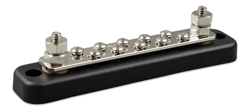 Sammelschiene Victron 150A 2P mit 10 Schrauben + Abdeckung - Bild 1